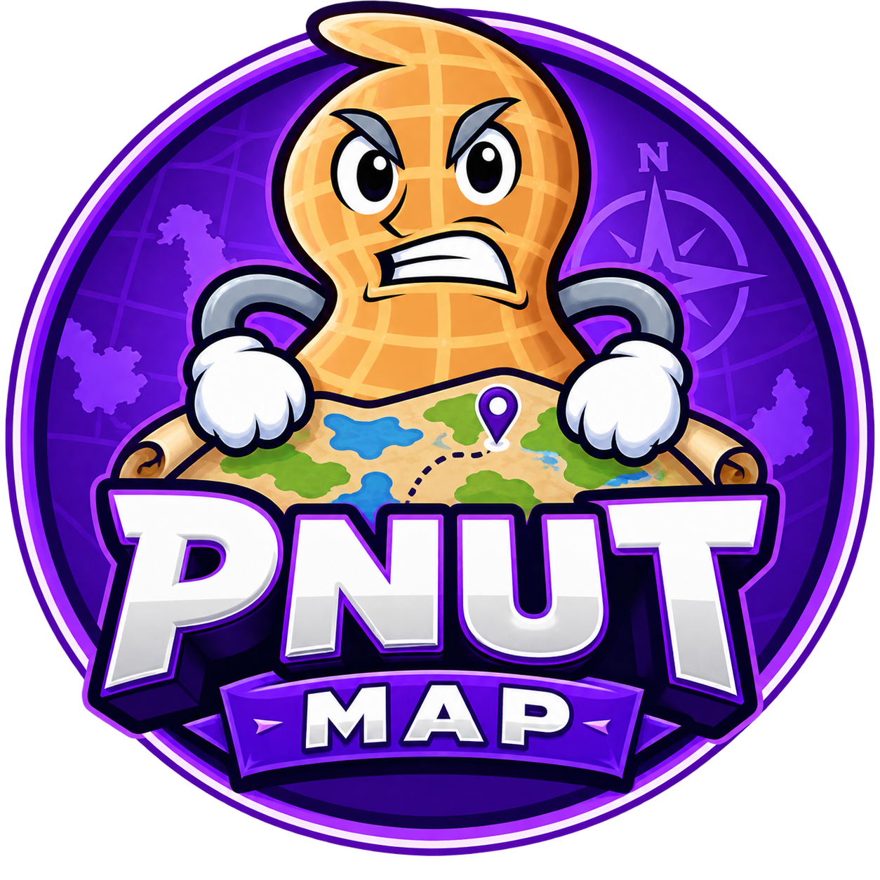 Pnut Map logo